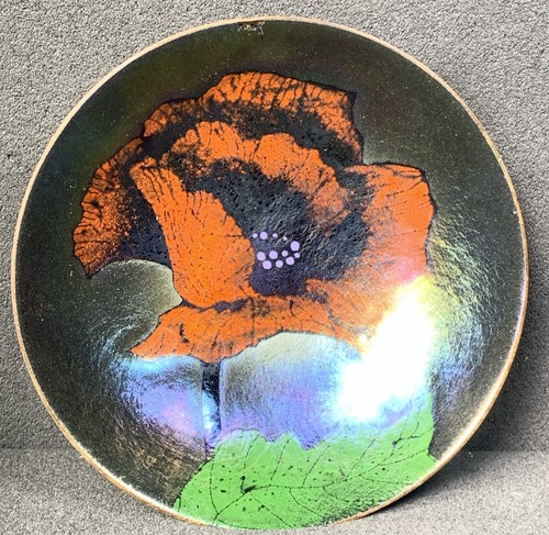 Enamel copper art bowl - on,