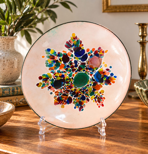 Vintage kareka signed enamel - vintage,